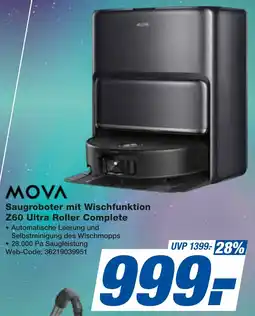 expert Techno Land ΜΟVΛ Saugroboter mit Wischfunktion Z60 Ultra Roller Complete Angebot