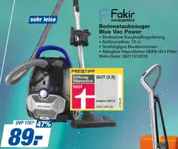 expert Techno Land Fakir Bodenstaubsauger Blue Vac Power Angebot