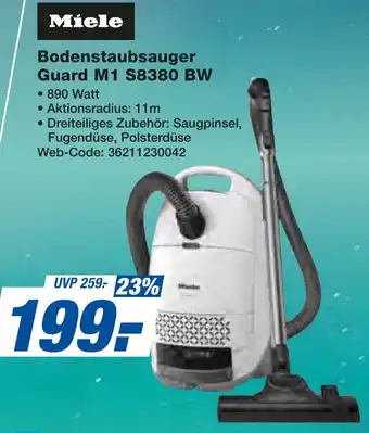 expert Techno Land Miele Bodenstaubsauger Guard M1 S8380 BW Angebot