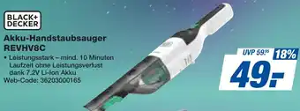 expert Techno Land BLACK+ DECKER Akku-Handstaubsauger REVHV8C Angebot