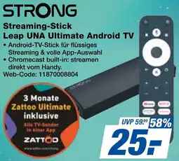 expert Techno Land STRONG Streaming-Stick Leap UNA Ultimate Android TV Angebot