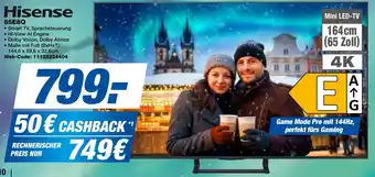 expert Techno Land Hisense 65E8Q Angebot