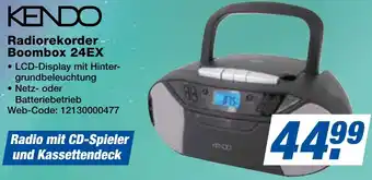 expert Techno Land KENDO Radiorekorder Boombox 24EX Angebot