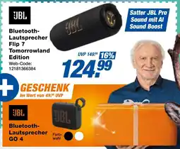 expert Techno Land JBL Bluetooth Lautsprecher Flip 7 Tomorrowland Edition Angebot