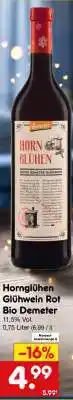 Netto Marken-Discount Hornglühen Glühwein Rot Bio Demeter Angebot