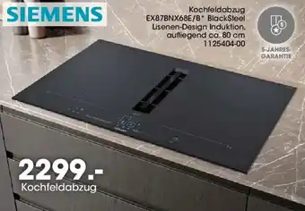 Möbel Martin SIEMENS Kochfeldabzug EX87BNX68E/B Angebot