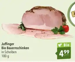 CITTI Markt Juffinger Bio Bauernschinken Angebot