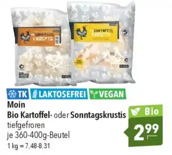 CITTI Markt Moin Bio Kartoffel- oder Sonntagskrustis Angebot