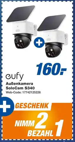 expert Techno Land eufy Außenkamera SoloCam S340 Angebot