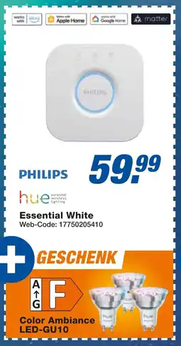 expert Techno Land PHILIPS hue Essential White Angebot