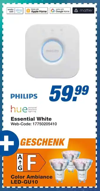 expert Techno Land PHILIPS hue Essential White Angebot