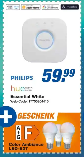 expert Techno Land PHILIPS hue Essential White Angebot