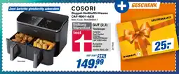 expert Techno Land COSORI Doppel-Heißluftfritteuse CAF-R901-AEU Angebot