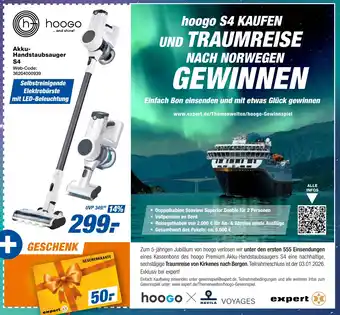 expert Techno Land Hoogo Akku Handstaubsauger S4 Angebot