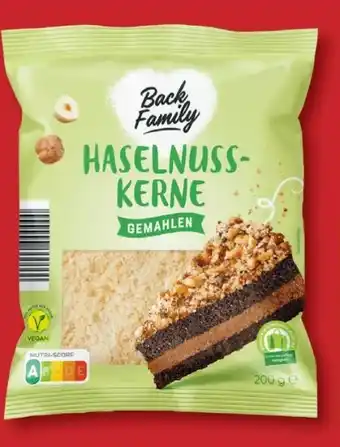 Aldi Nord Back Family Haselnuss­kerne Angebot
