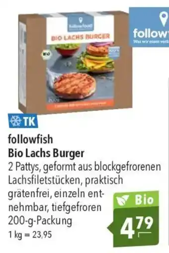 CITTI Markt followfish Bio Lachs Burger Angebot