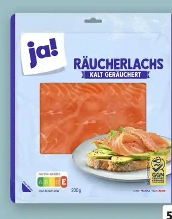 REWE ja! Räucherlachs Angebot