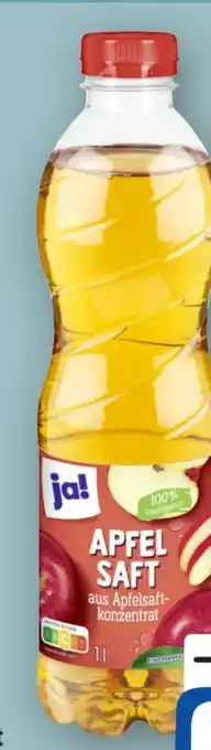 REWE ja! Apfelsaft Angebot