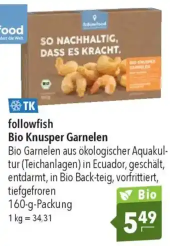 CITTI Markt followfish Bio Knusper Garnelen Angebot