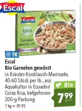 CITTI Markt Escal Bio Garnelen gewürzt Angebot