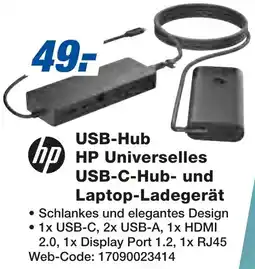 expert Techno Land USB-Hub HP Universelles USB-C-Hub und Laptop-Ladegerät Angebot