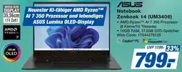 expert Techno Land ASUS Notebook Zenbook 14 (UM3406) Angebot