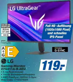 expert Techno Land LG Gaming-Monitor 27G411A-B.AEU Angebot