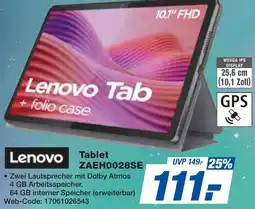 expert Techno Land Lenovo Tablet ZAEH0028SE Angebot
