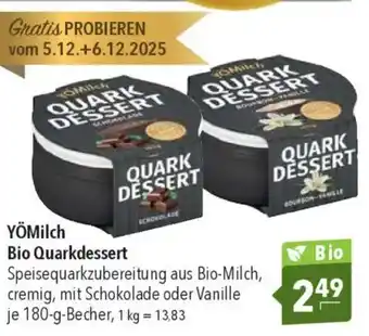 CITTI Markt YÖMilch Bio Quarkdessert Angebot