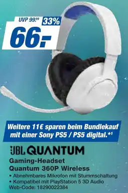 expert Techno Land JBL QUANTUM Gaming-Headset Quantum 360P Wireless Angebot