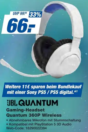 expert Techno Land JBL QUANTUM Gaming-Headset Quantum 360P Wireless Angebot