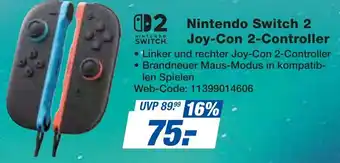 expert Techno Land Nintendo Switch 2 Joy-Con 2-Controller Angebot