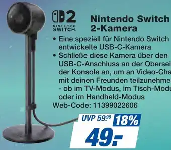 expert Techno Land Nintendo Switch 2-Kamera Angebot