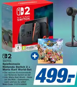 expert Techno Land Spielkonsole Nintendo Switch 2 + Mario Kart World-Set Angebot