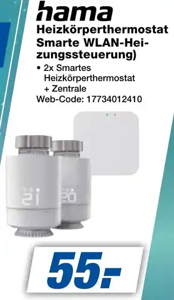 expert Techno Land hama Heizkörperthermostat Smarte WLAN-Heizungssteuerung Angebot
