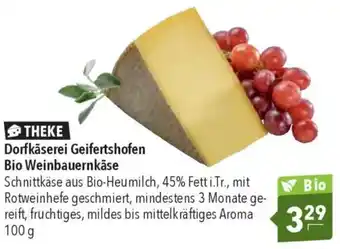 CITTI Markt Dorfkäserei Geifertshofen Bio Weinbauernkäse Angebot