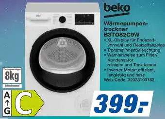 expert Techno Land beko Wärmepumpentrockner B3TO82C9W Angebot
