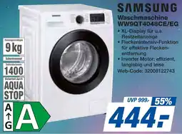 expert Techno Land SAMSUNG Waschmaschine WW9QT4048CE/EG Angebot