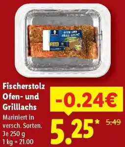 Lidl Fischerstolz Ofen- und Grilllachs Angebot