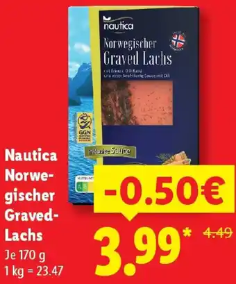 Lidl Nautica Norwegischer Graved Lachs Angebot