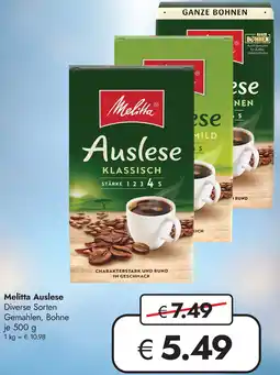Travel Free Melitta auslese Angebot
