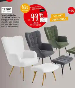 Zurbrüggen Time your style sessel mit hocker „ricarda“ Angebot