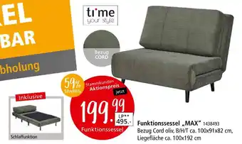 Zurbrüggen Time your style funktionssessel max Angebot