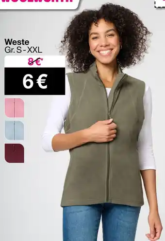 Woolworth Weste Angebot