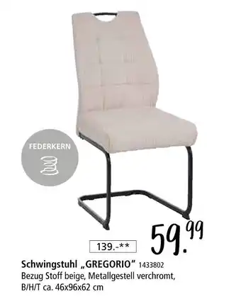 Zurbrüggen Schwingstuhl „gregorio“ Angebot
