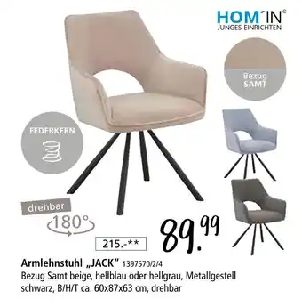 Zurbrüggen Hom´in armlehnstuhl jack Angebot