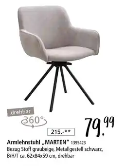 Zurbrüggen Armlehnstuhl marten Angebot