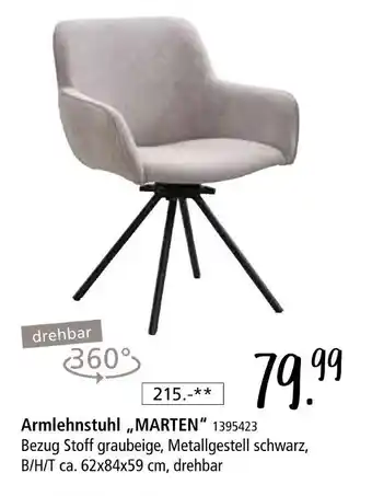 Zurbrüggen Armlehnstuhl marten Angebot