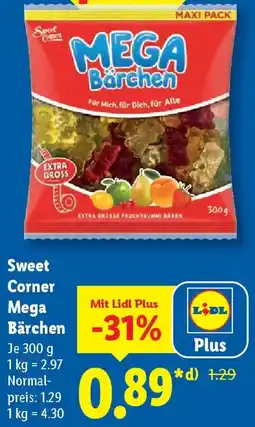 Lidl Sweet Corner Mega Bärchen Angebot
