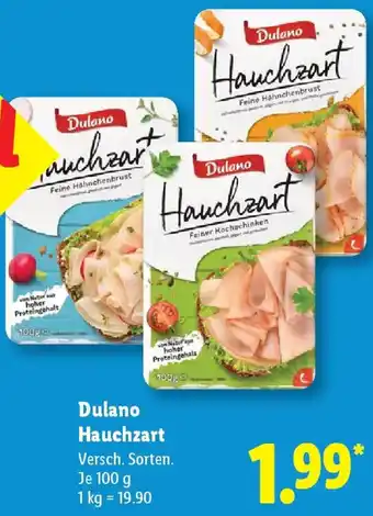 Lidl Dulano Hauchzart Angebot